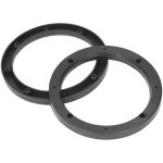 Anneaux d'adaptateur universels pour haut - parleurs voiture 2 pcs, support montage abs diam. 17. 8cm ...