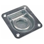 Anneau d'arrimage � encastrer avec ressort