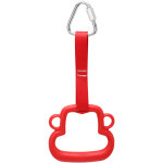 Anneaux de gymnastique pour enfants abs style singe avec sangle, �quipement d'escalade ext�rieur rouge ...
