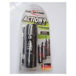 Mini lampe torche led cob 175lm noir à piles 3xaaa (incluses) portée 30m autonomie 8h 9leds ip54 action9 ... Mini lampe torche led cob 175lm noir à piles 3xaaa (incluses) portée 30m autonomie 8h 9leds ip54 action9 ...