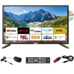 Antarion tv led 21. 5  54cm smart connect lecteur dvd int�gr� androidtv 14. 0 camping - car