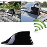 Antenne de voiture universelle en forme d'aileron de requin - antenne radio fm / am avec base adh�sive ...