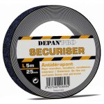 Antidrapant adhsif - largeur : 25 mm - dcor : noir - longueur : 5000 mm ellen