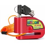 Vurahome - antivol moto bloque disque avec alarme de 110db, antivol scooter bloc disque moto alarme pour ...