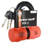 Antivol 2 roues bloque disque & mini - u sra - 48 x 74 rider - tec Antivol 2 roues bloque disque & mini - u sra - 48 x 74 rider - tec
