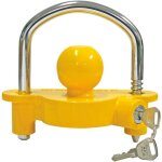 Antivol remorque � cl� - r�glable pour t�te d'attelage