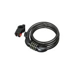 Hama - antivol en spirale  combinaison pour vlo, 120cm, noir 00178111