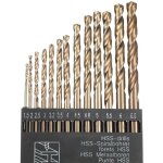 Aougo - lot de 13 forets h�lico�daux en acier rapide m35 hss or cobalt pour perceuses m�triques � haute ...