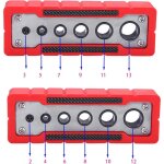 Aougo - lot de 2 kit de gabarit de guide de per�age pour goujons � bois