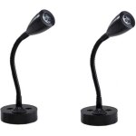 Aougo - 2 pi�ces lampes de lecture spot led 12v interrupteur r�glable lampe de chevet murale lumi�re ...