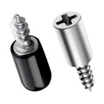 Aougo - 24 pi�ces taquet etagere, 7. 5mm support d'�tag�re �tag�re broches cheville, goupille de support ...
