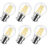 Aougo - 4w ampoule led filament � bayonnate g45 b22, 2700k blanc chaud, 470lm, ampoule vintage, non - ...
