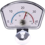Aougo - aquarium thermom�tre pointeur r�servoir de poissons cadran de temp�rature ventouse submersible ...