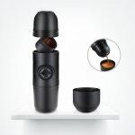 Aougo - cafeti�re portative, cafeti�re manuelle de 70 ml, mini cafeti�re � caf� moulu, portable, machine ...