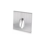 Aougo - downlight mural encastr carr  led pour escaliers, vranda, alle 1w ac 100 - 245v (blanc froid) ...