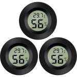 Aougo - mini thermomtre lcd numrique hygromtre temprature humidit - 50 70? 10% 99% rh portable thermo ...