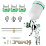 Pistolet  peinture professionnel haute pression kit de pistolet  air comprim alimentation par gravit ...