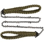 Aougo - portatif tron�onneuse scie � main avec poign�es de corde parachute multifonction trousse en nylon, ...