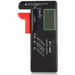 Aougo - testeur de piles num�rique, testeur de batterie domestique universel pour piles bouton aaa aa ...