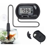 Aougo - thermom�tres aquarium lcd, thermom�tre digital ventouse, thermometre fish tank num�rique aquarium, ...