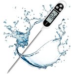 Aougo - thermom�tre cuisine, thermom�tre num�rique digital avec sonde longue, lecture instantan� thermom�tre ...