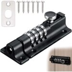 Aougo - verrou de porte � code, serrure � code, imperm�able verrou � combinaison � 4 chiffres, cadenas ...