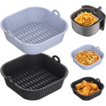 Apex plaque de cuisson pour friteuse � air chaud, 5 - 8 litres, moule en silicone, accessoires r�utilisables, ...