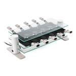 Appareil � raclette 10 personnes 1400w en verre - lagrange - 009908