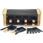 Kitchenchef - appareil  raclette 8 personnes 1200w - kitchen chef - kcwood. 8rp