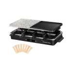Appareil a raclette russell hobbs 26280 - 56 - jusqu'a 8 personnes - pierre de cuisson - grill r�versible ...