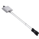 Appareil  sandwich, camping, toasteur, rchaud  gaz, manche: 57 cm de long, gaufrier: 10x10 cm, argent ...
