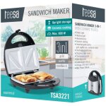 Appareil � sandwichs teesa 800w avec grill, gaufres et toasts