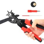 Appareil trou ceinture pince perforatrice pince trou ceinture cuir poincon cuir perforatrice rond pour ...