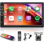 Apple carplay autoradio 2 din avec android auto bluetooth mains libres 7 pouces �crantactile autoradio ...