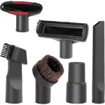 Applicable 6 pi�ces accessoires pour aspirateur, embout aspirateur universel, brosse aspirateur universel ...