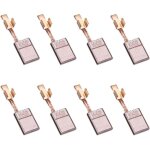 Applicable 8 pi�ces balais de charbon pour moteur makita cb440, brosse � charbon cuivre 18v / 14. 4v, ...