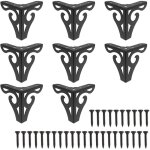 Applicable lot de 8 pieds de meubles creux modernes avec vis pour armoire, canap�, table, meuble tv, ...