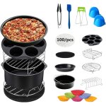 Applicable accessoires pour friteuses � air pour friteuse a air de 4, 5l � 5, 2l, 13pcs nonstick air ...