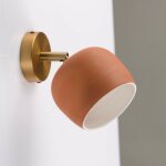 Millumine - applique articul�e terracotta c�ramique marcel