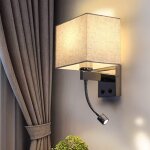 Applique de chevet moderne e27 1. 5w liseuse, applique murale int�rieure avec flexible led liseuse, �clairage ...
