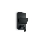 Millumine - applique design liseuse noire led port usb versus