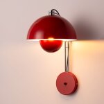 Applique design vintage  ann  - e27 - rouge