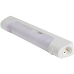 Applique d'�clairage salle de bains prismaline - iinterrupteur et prise de courant - sarlam