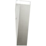 Applique d'ext�rieur, applique murale, torche, zone d'entr�e, terrasse, ip44, acier inoxydable, argent, ...