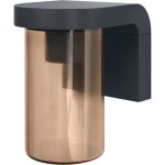 Applique ext�rieure amber e27, applique vintage avec bo�tier en aluminium gris fonc�, protection ip44, ...