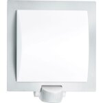Applique ext�rieure avec d�tecteur de mouvement steinel l20 s 566814 e27 60 w argent s45293