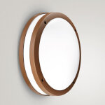 G. e. a. luce - gea led ura r ges292 applique led ip54 plafonnier mural rond classique rouille e27