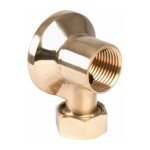 Applique laiton poli - f1 / 2' - tube diam�tre 14 mm - codital