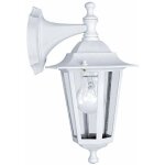 Applique laterna eglo e27 - descendante - blanc