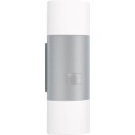 Applique led ext�rieure avec d�tecteur de mouvement steinel 910 576219 led int�gr�e argent w233281